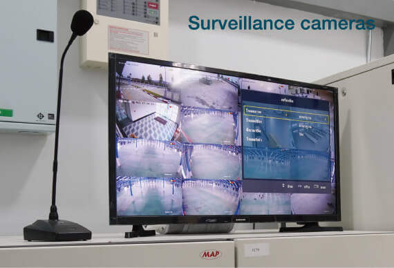 surveillance cameras