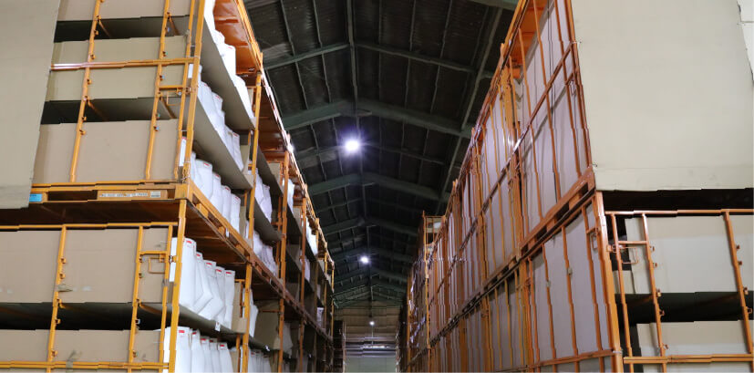 製品保管の画像