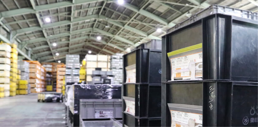 製品保管の画像