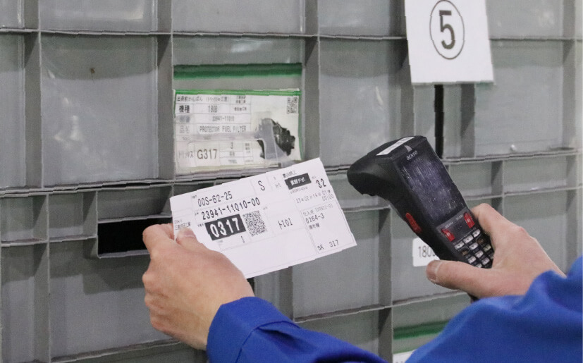 入出庫管理の画像